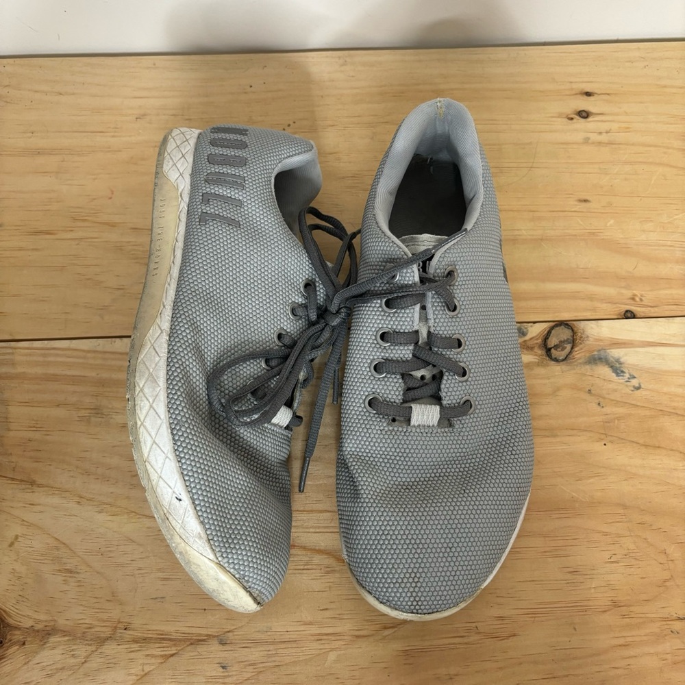 Nobull grey mens gym shoes 10